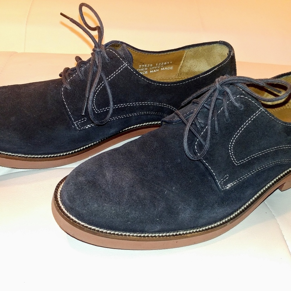 Bostonian Navy Blue Suede Shoes